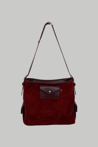 MAIA HAKİKİ SÜET DERİ BORDO